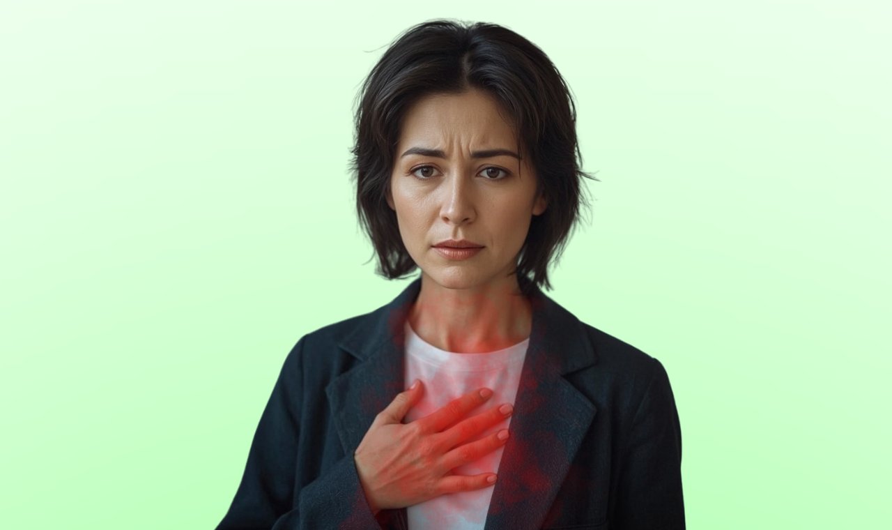 姿勢と胃の圧迫